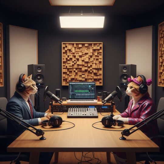 catcast_gemini zwei katzen machen podcast